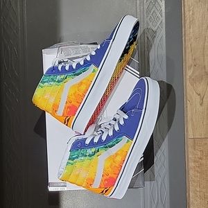 New in Box: VANS Sk8-Hi Crayola Mashup Melt HiTop Sneakers